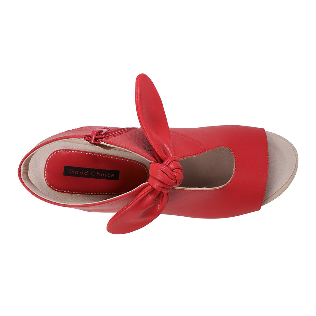 Women's Kimora Red Heeled Sandals 6.5 view 2 (shoe) - heeled sandals, red heeled sandals - shop at us.meeeshop