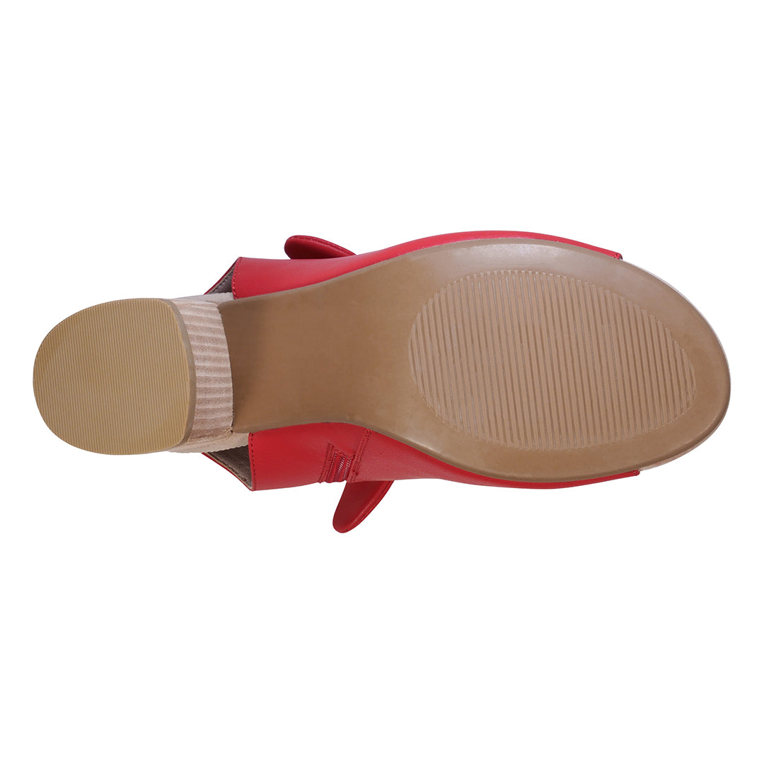 Women's Kimora Red Heeled Sandals 8.5 view 6 (shoe) - heeled sandals, red heeled sandals - shop at us.meeeshop