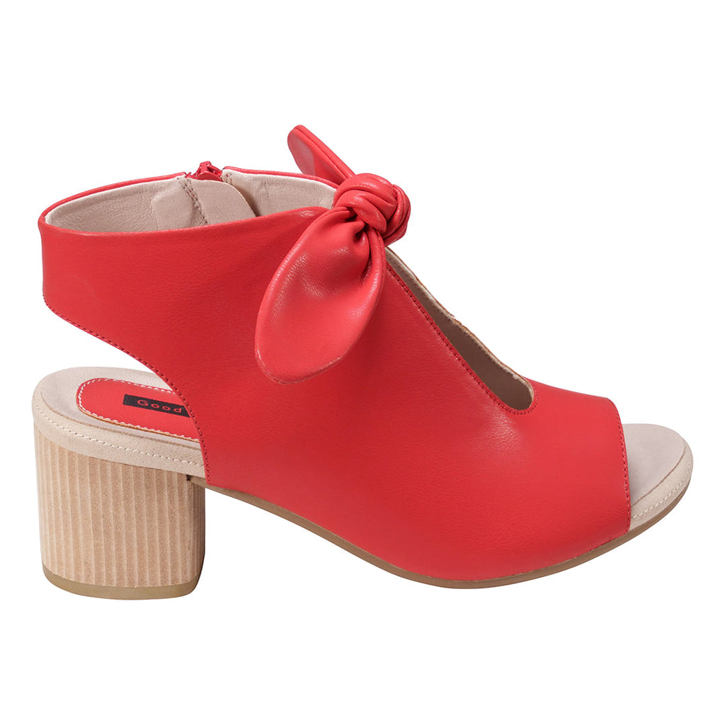 Women's Kimora Red Heeled Sandals 9 view 7 (shoe) - heeled sandals, red heeled sandals - shop at us.meeeshop