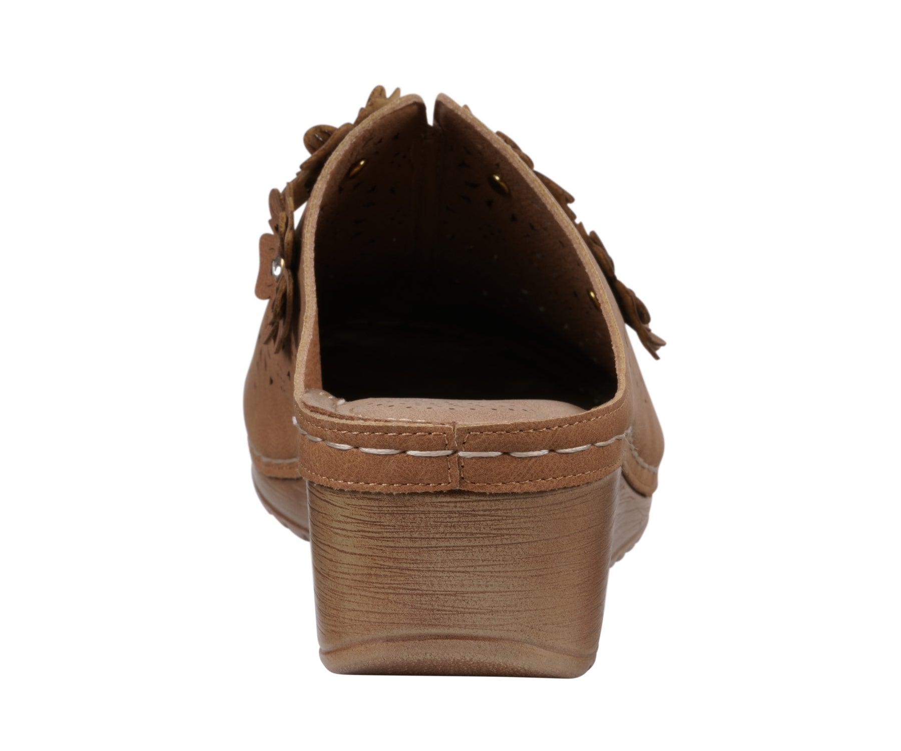 Women's Krista Brown Flat Brown view 4 (shoe) - brown flat, krista brown flat - shop at us.meeeshop