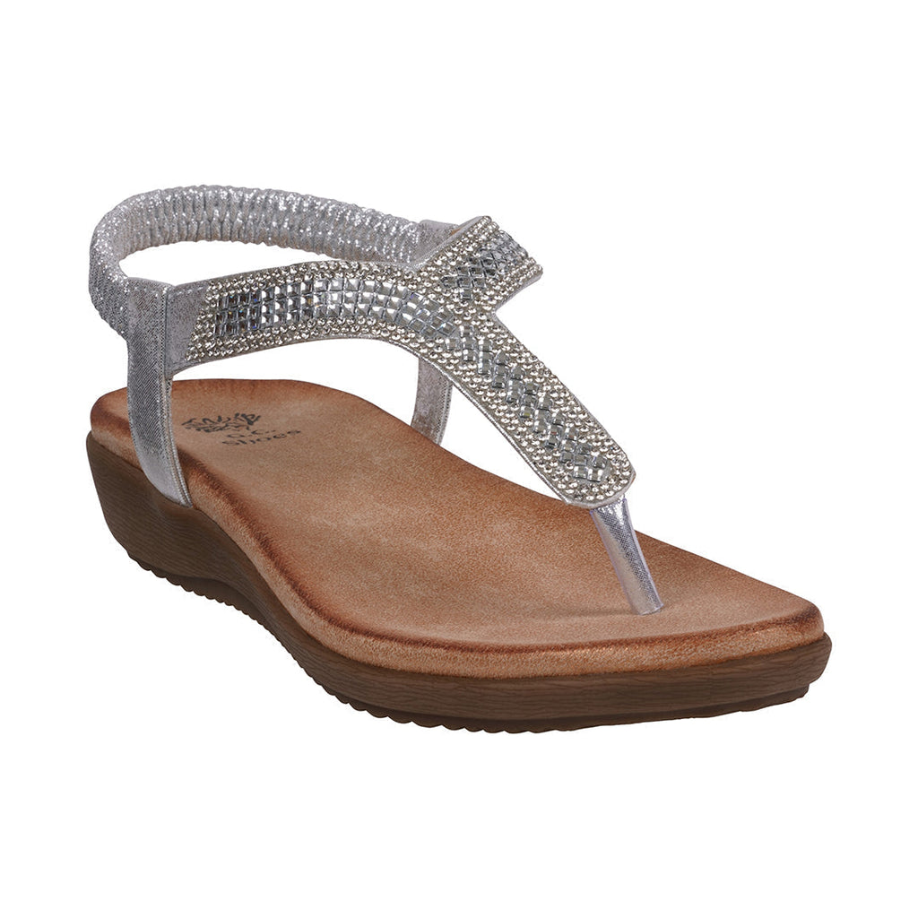 Women's Lori Bronze Embellished Flat Sandals Bronze view 6 (shoe) - women's lori's shoes, women's sanda - shop at us.meeeshop