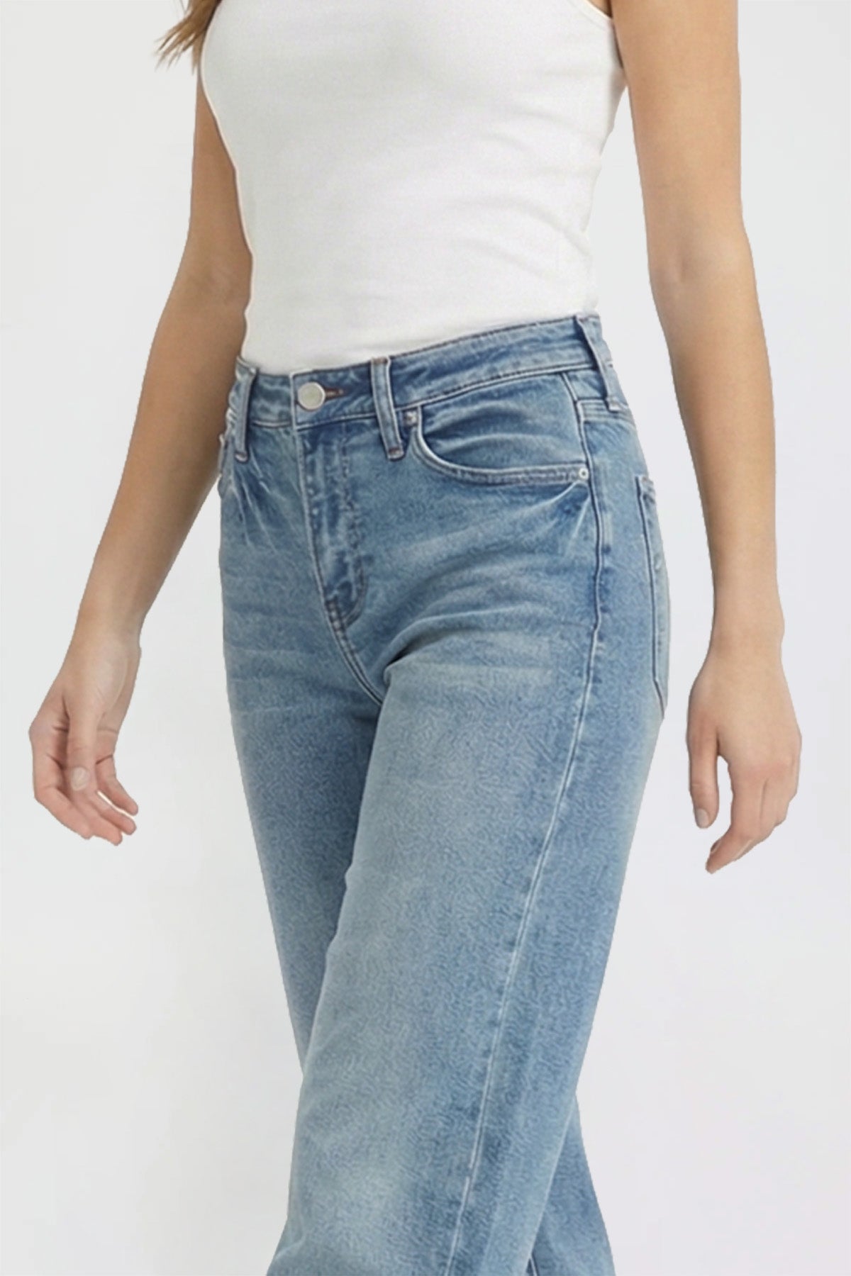 Women's Luxe Bella Wide Leg Jeans in N Indigo Blue view 27 - Women'S Luxe Jeans (bottom)