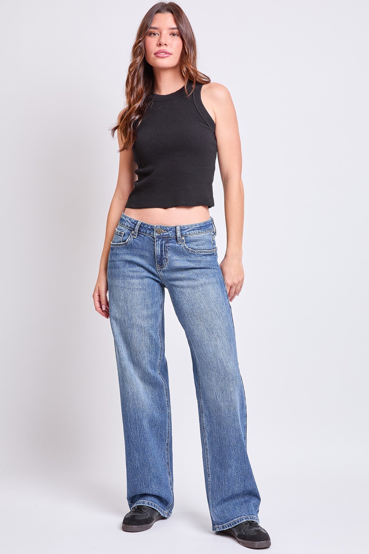 Women's Luxe Britney Wide Leg Jeans in N Indigo Blue - Women'S Luxe Jeans (bottom)