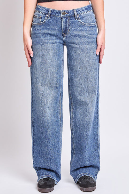 Women's Luxe Britney Wide Leg Jeans in N Indigo Blue view 2 - Women'S Luxe Jeans (bottom)