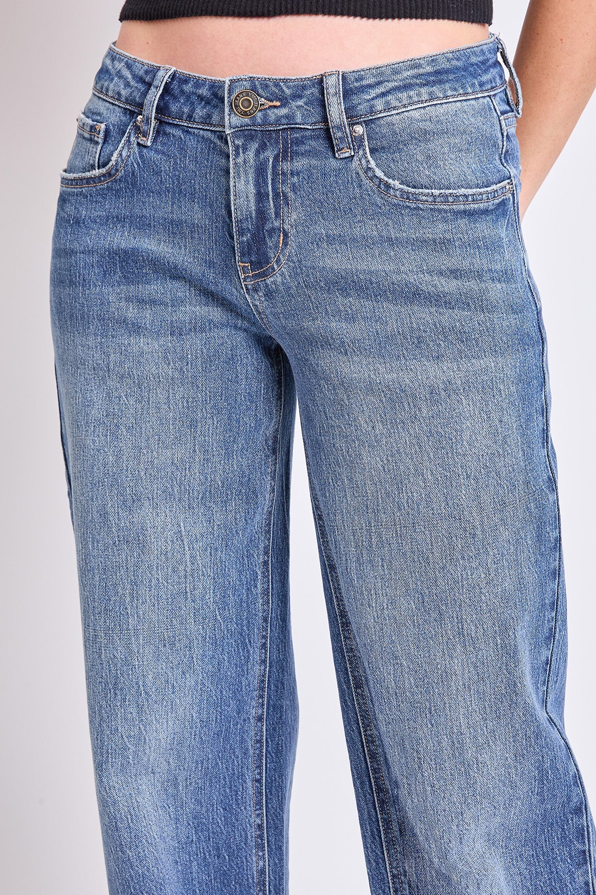 Women's Luxe Britney Wide Leg Jeans in N Indigo Blue view 5 - Women'S Luxe Jeans (bottom)