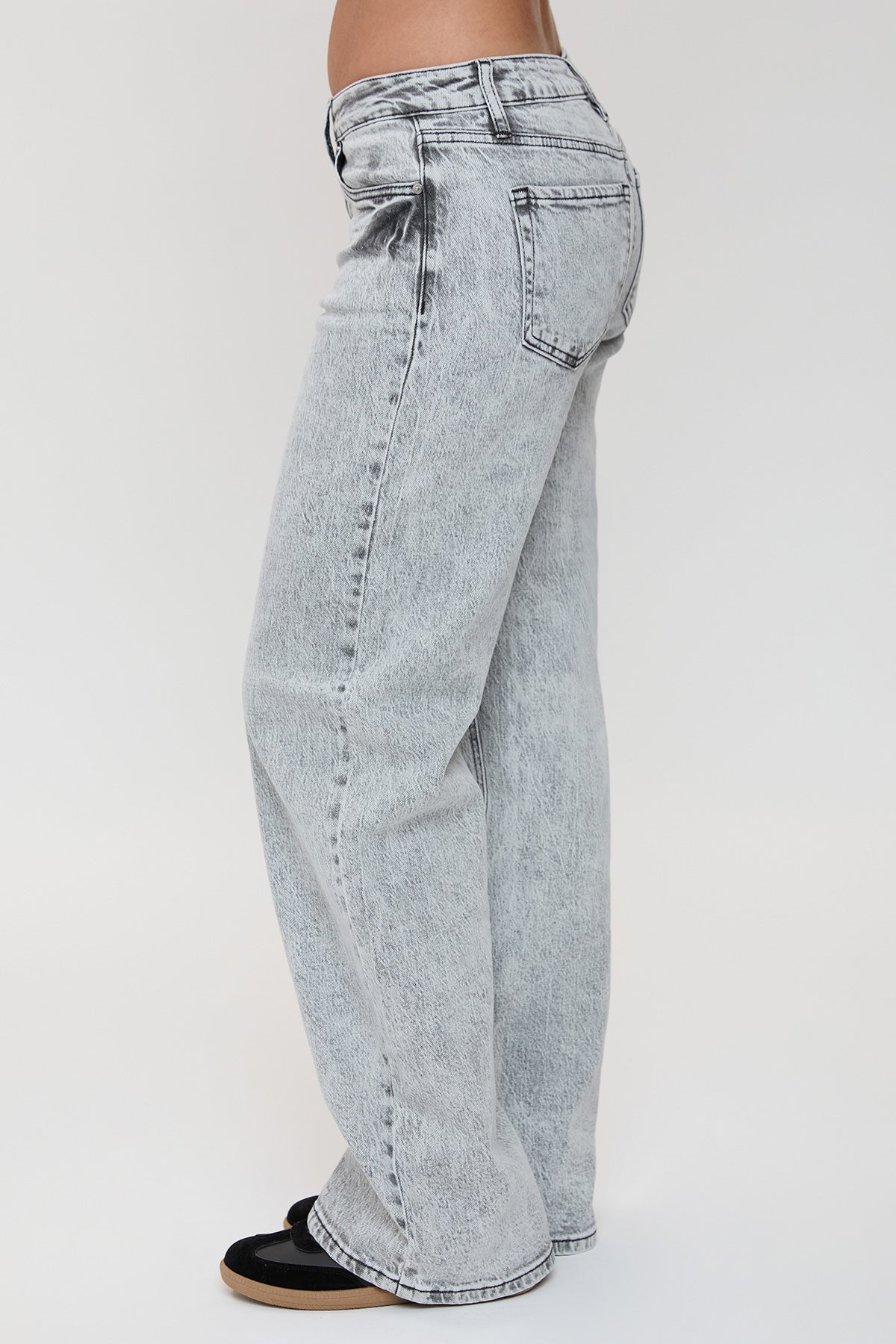 Women's Luxe Britney Wide Leg Jeans in X Gray view 11 - Women'S Luxe Jeans (bottom)