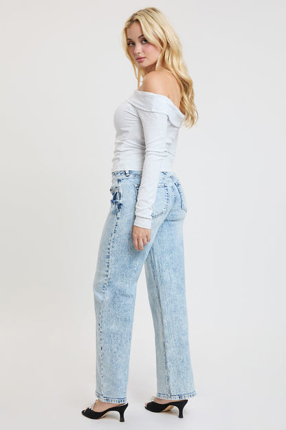 Women's Luxe Britney Wide Leg Jeans in X Gray view 8 - Women'S Luxe Jeans (bottom)