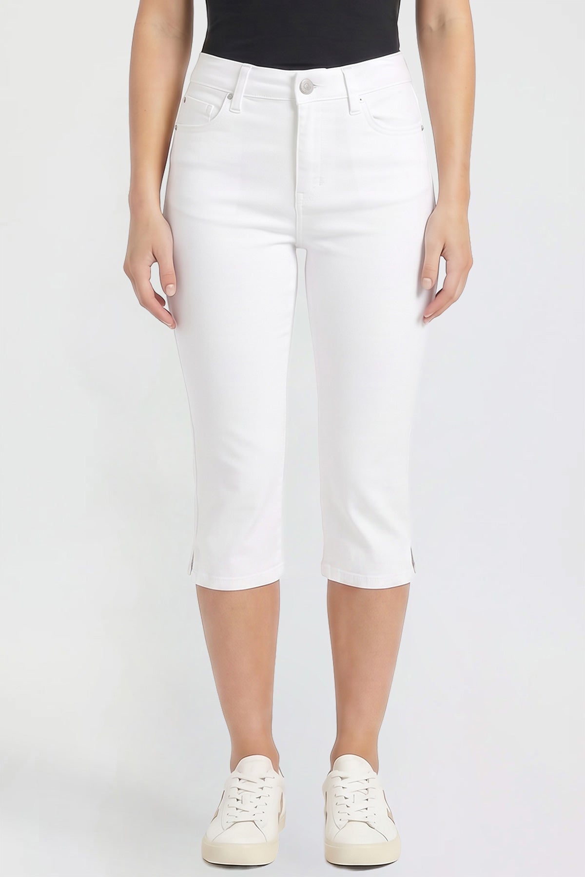 Women's Luxe Capri with Side Slit in K White view 15 - Women'S Luxe Slippers (bottom)