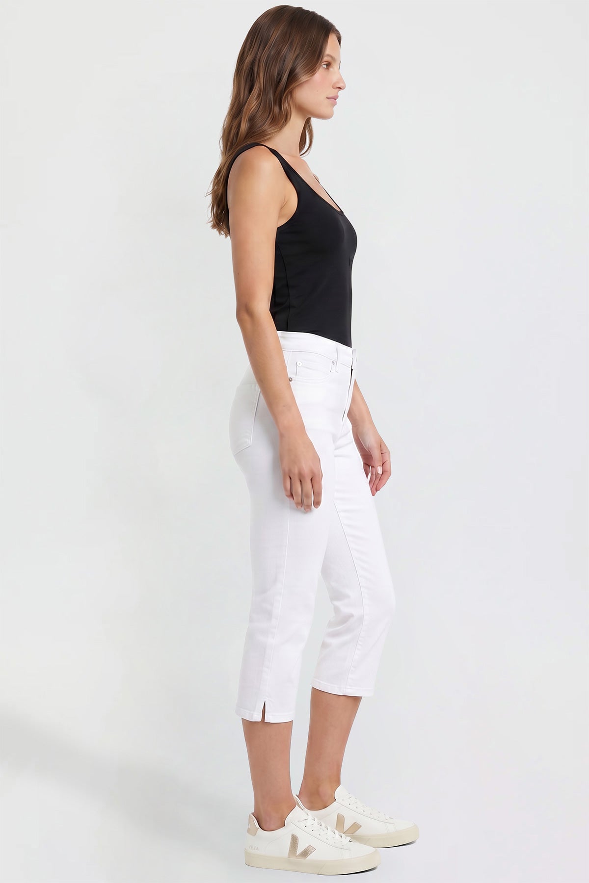 Women's Luxe Capri with Side Slit in K White view 16 - Women'S Luxe Slippers (bottom)