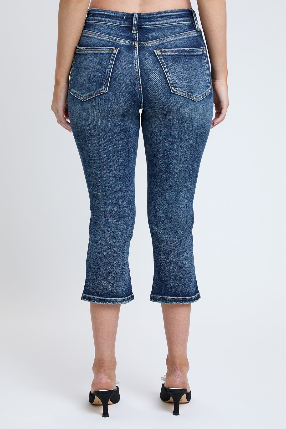 Women's Luxe Capri with Side Slit in S Midnight Sky Blue view 4 - Women'S Luxe Slippers (bottom)