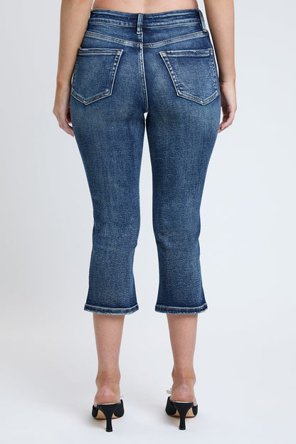 Women's Luxe Capri with Side Slit in S Midnight Sky Blue view 4 - Women'S Luxe Slippers (bottom)