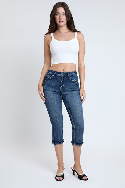 Women's Luxe Capri with Side Slit in S Midnight Sky Blue view 5 - Women'S Luxe Slippers (bottom)