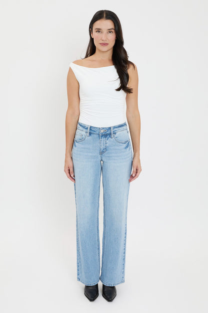Women's Luxe High Rise Wide Leg Jeans view 15 - High-Waisted - Women'S Luxe Jeans (bottom)