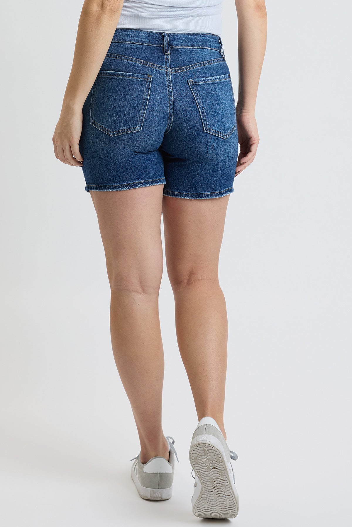 Women's Luxe Short in N Indigo Blue view 12 - Women'S Luxe Shorts (bottom)
