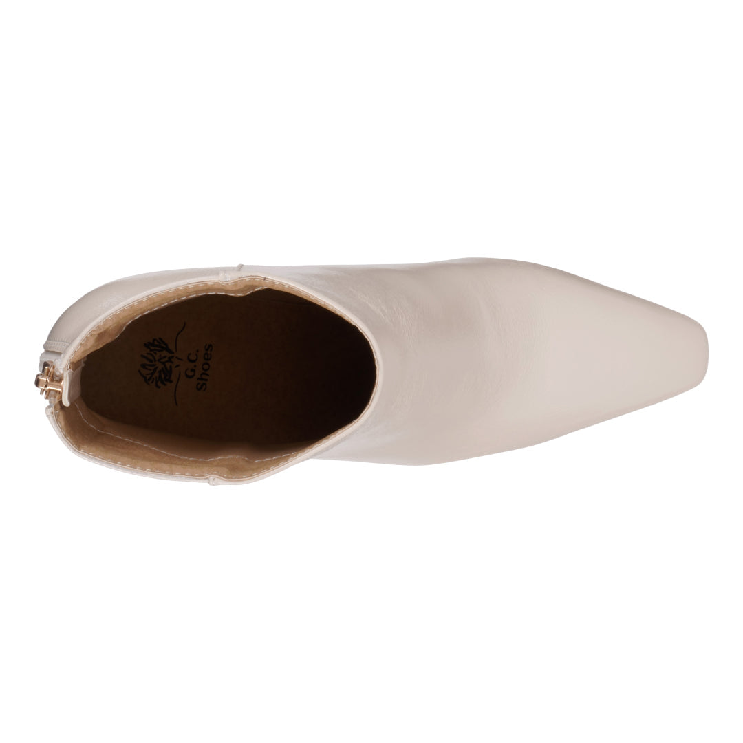 Women's Marcel Off White Bootie Off White view 4 (shoe) - white bootie, off white bootie - shop at us.meeeshop
