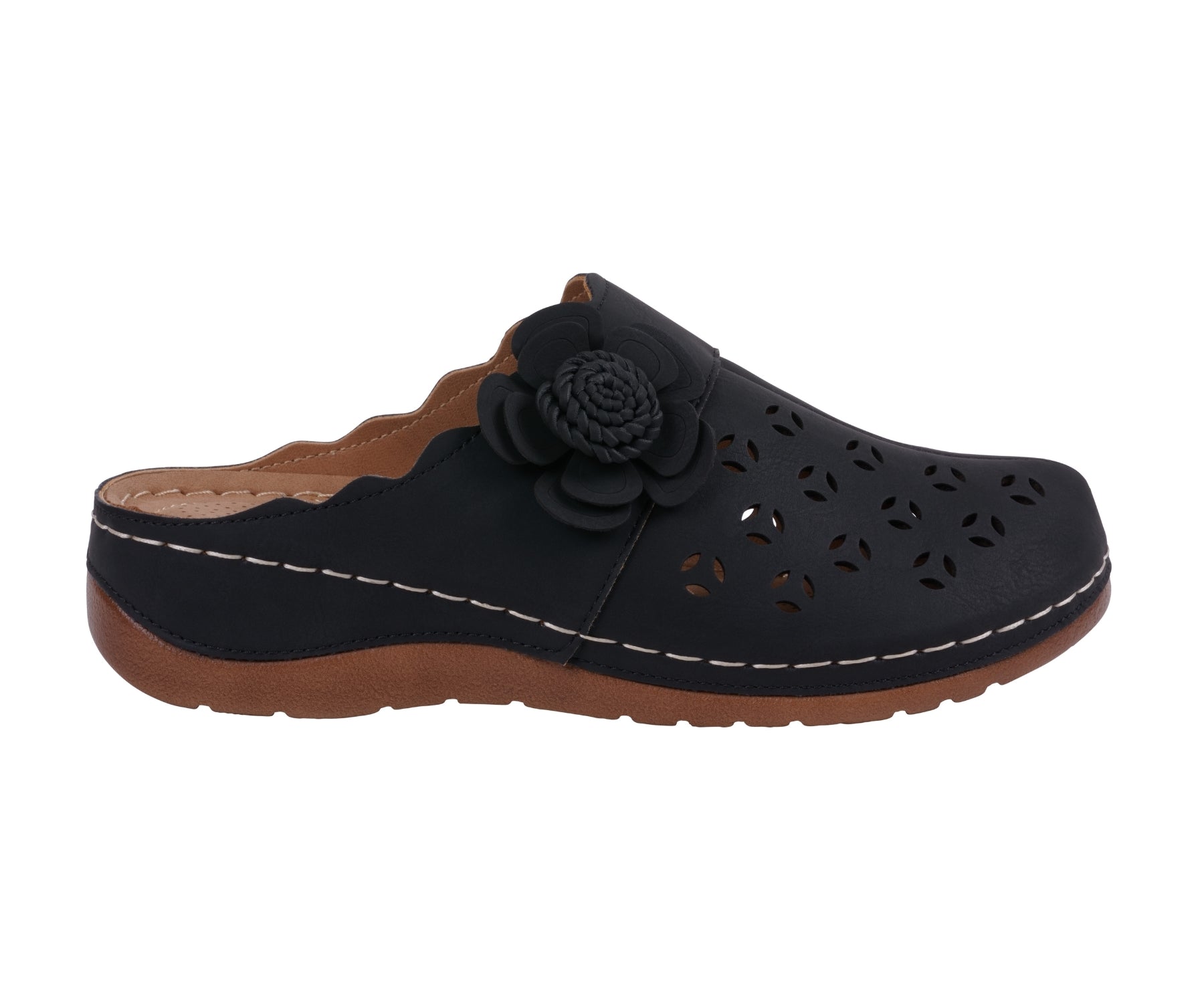 Women's Marisol Black Flat Black view 2 (shoe) - black flat, marisol black flat - shop at us.meeeshop
