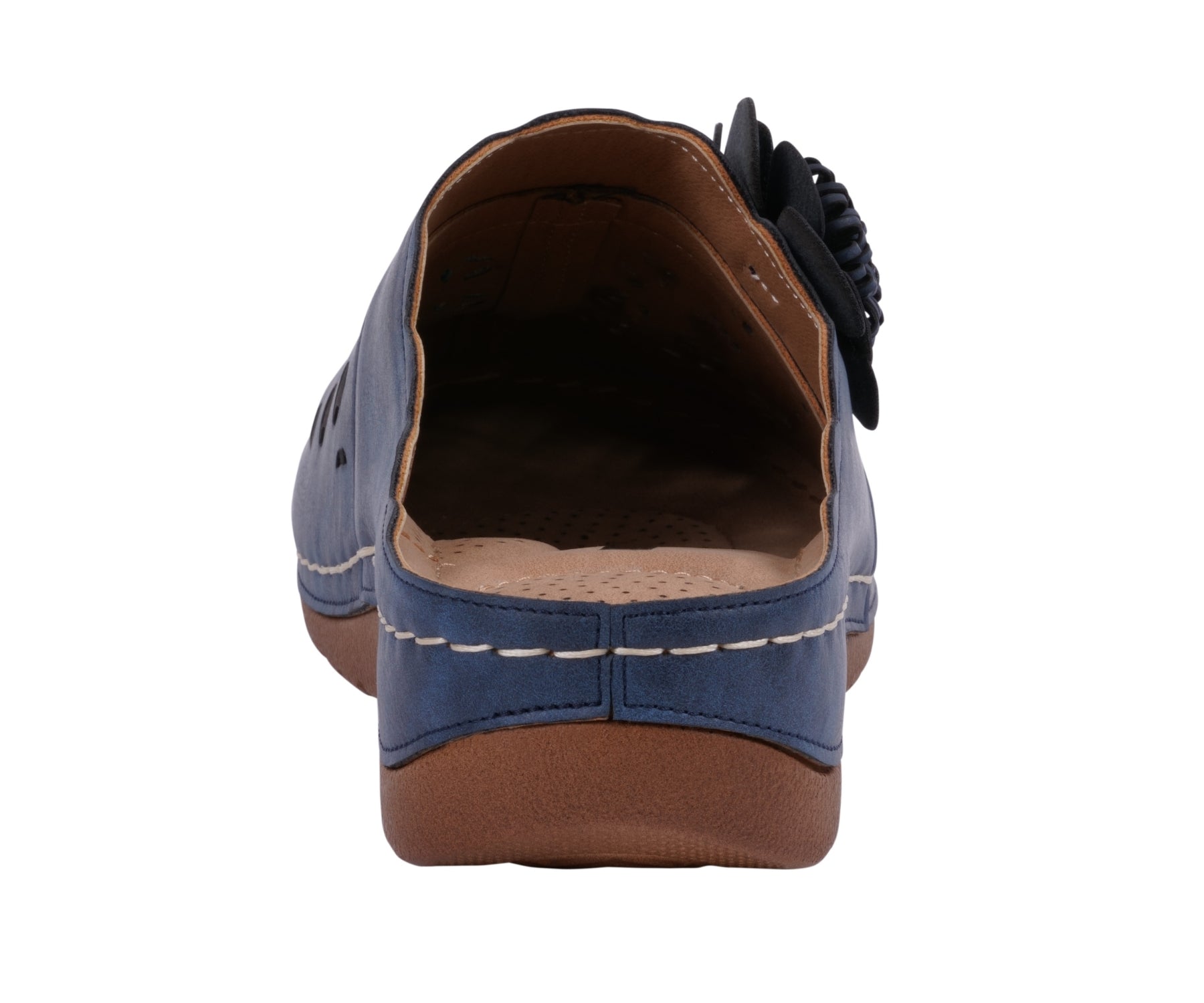 Women's Marisol Navy Flat Navy view 4 (shoe) - navy flat, marisol navy flat - shop at us.meeeshop