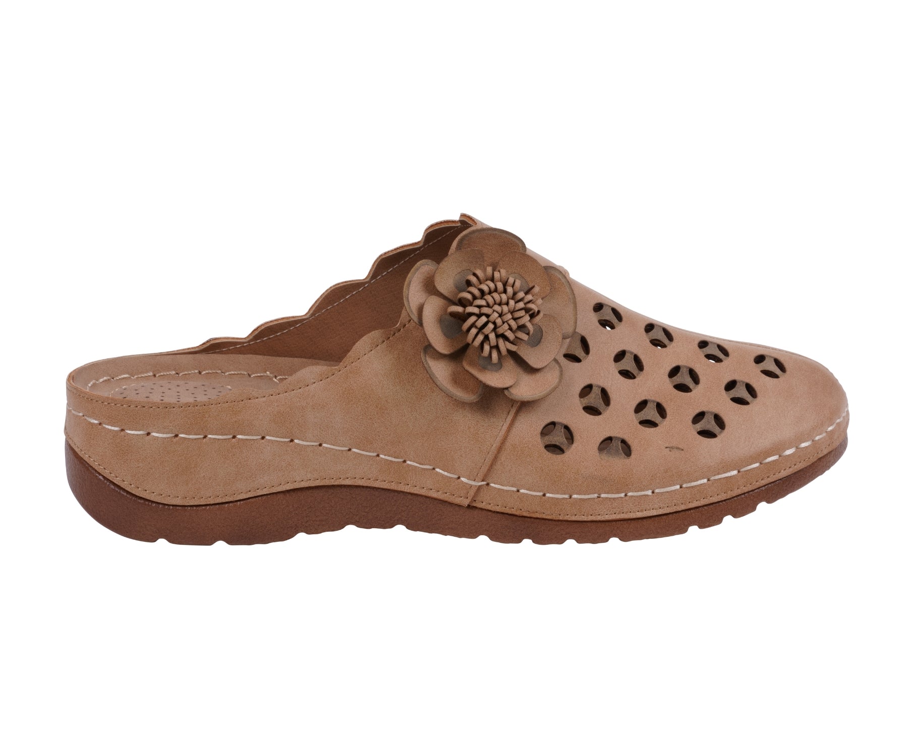 Women's Marisol Tan Flat Tan view 2 (shoe) - tan flat, marisol tan flat - shop at us.meeeshop