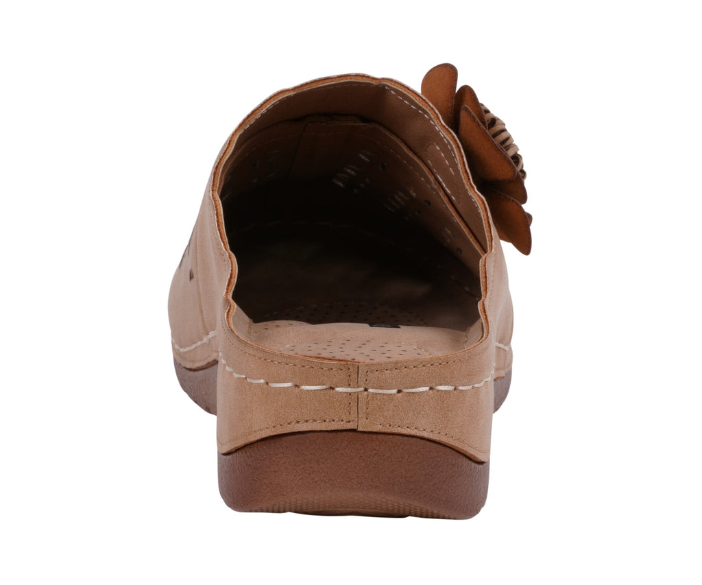 Women's Marisol Tan Flat Tan view 4 (shoe) - tan flat, marisol tan flat - shop at us.meeeshop