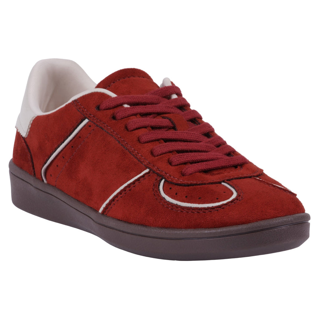 Women's Milan Chocolate Suede Lace up Sneaker Chocolate Suede (shoe) - kizik women's milan sneakers, de - shop at us.meeeshop