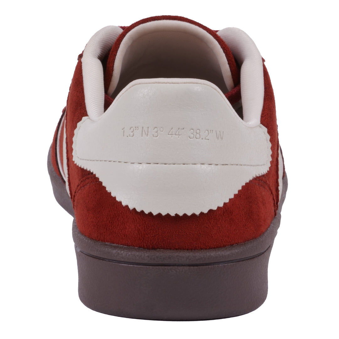 Women's Milan Chocolate Suede Lace up Sneaker Chocolate Suede view 4 (shoe) - kizik women's milan sneak - shop at us.meeeshop