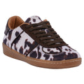 Women's Milan Cow Print Lace up Sneaker Cow Print (shoe) - kizik women's milan sneakers, deflorance mil - shop at us.meeeshop