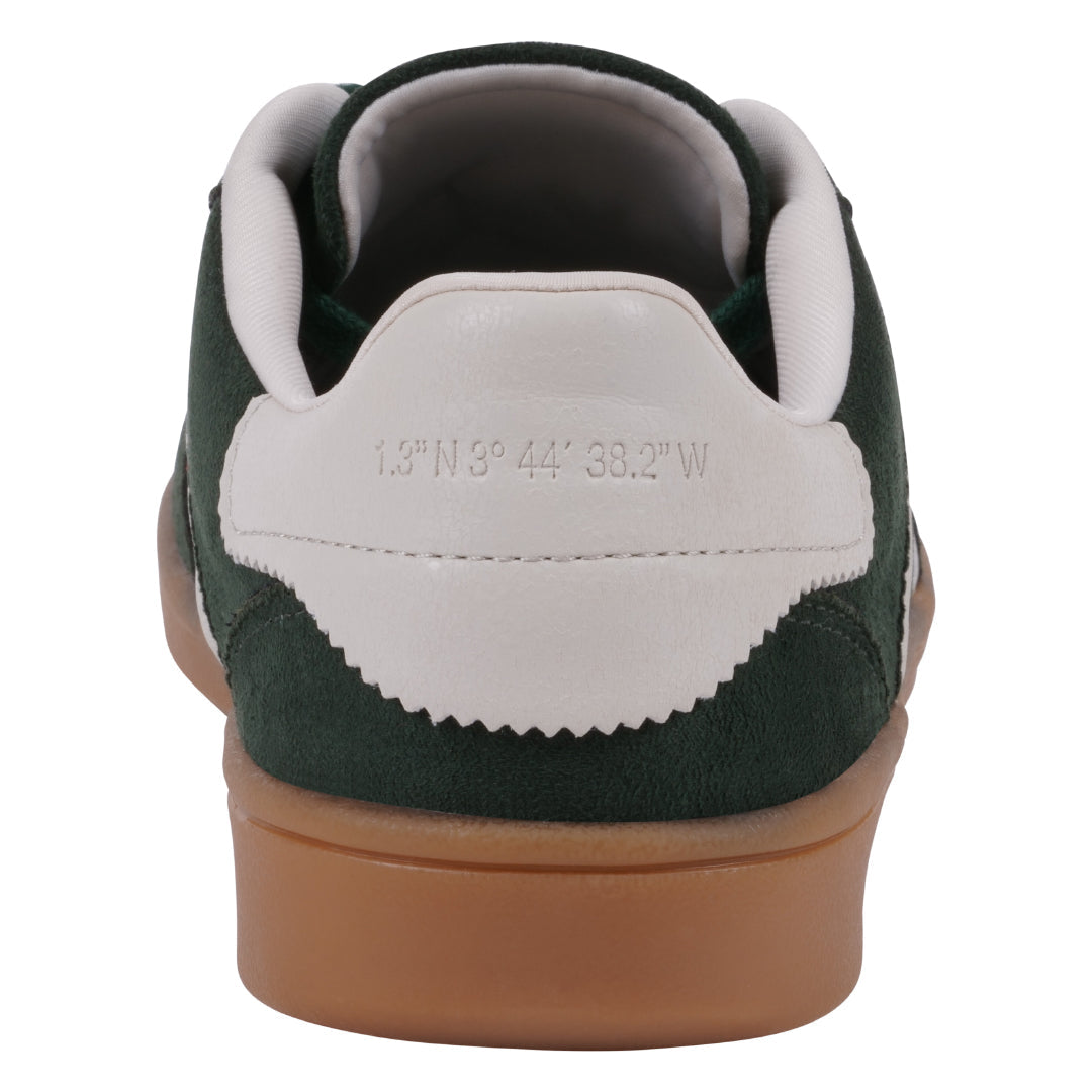 Women's Milan Green Lace up Sneaker Green view 4 (shoe) - kizik women's milan sneakers, deflorance mila - shop at us.meeeshop