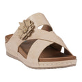 Women's Nessie Gold Flower Comfort Sandals Gold (shoe) - comfort sandals, flower comfort sandals - shop at us.meeeshop