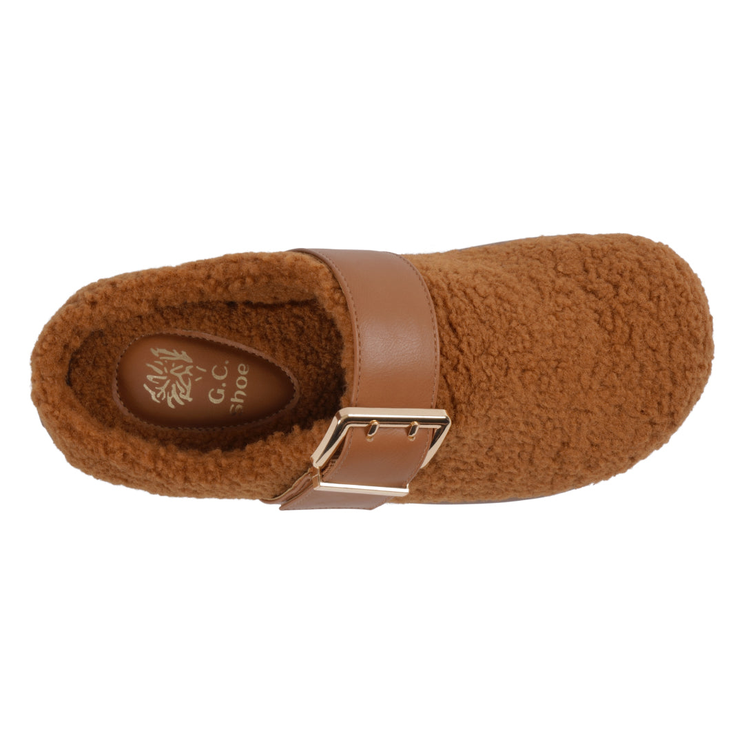 Women's Patsy Brown Flat Brown view 4 (shoe) - brown flat, patsy brown flat - shop at us.meeeshop