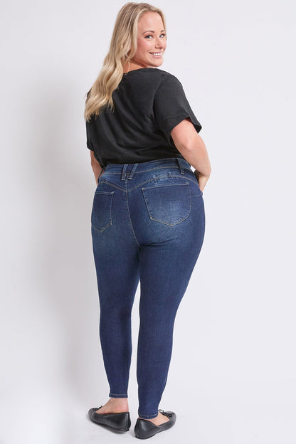 Women's plus High Rise Curve Confidence Skinny Jeans view 15 - High-Waisted - Women'S Plus Jeans On Sale (bottom)