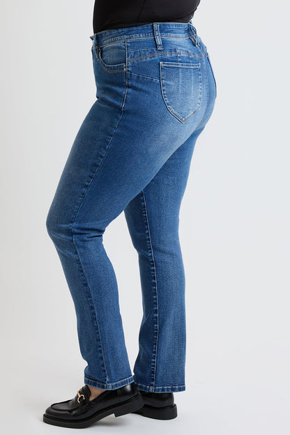 Women's plus High Rise Curve Confidence Straight Jeans view 10 - High-Waisted - Women'S Plus Jeans On Sale (bottom)