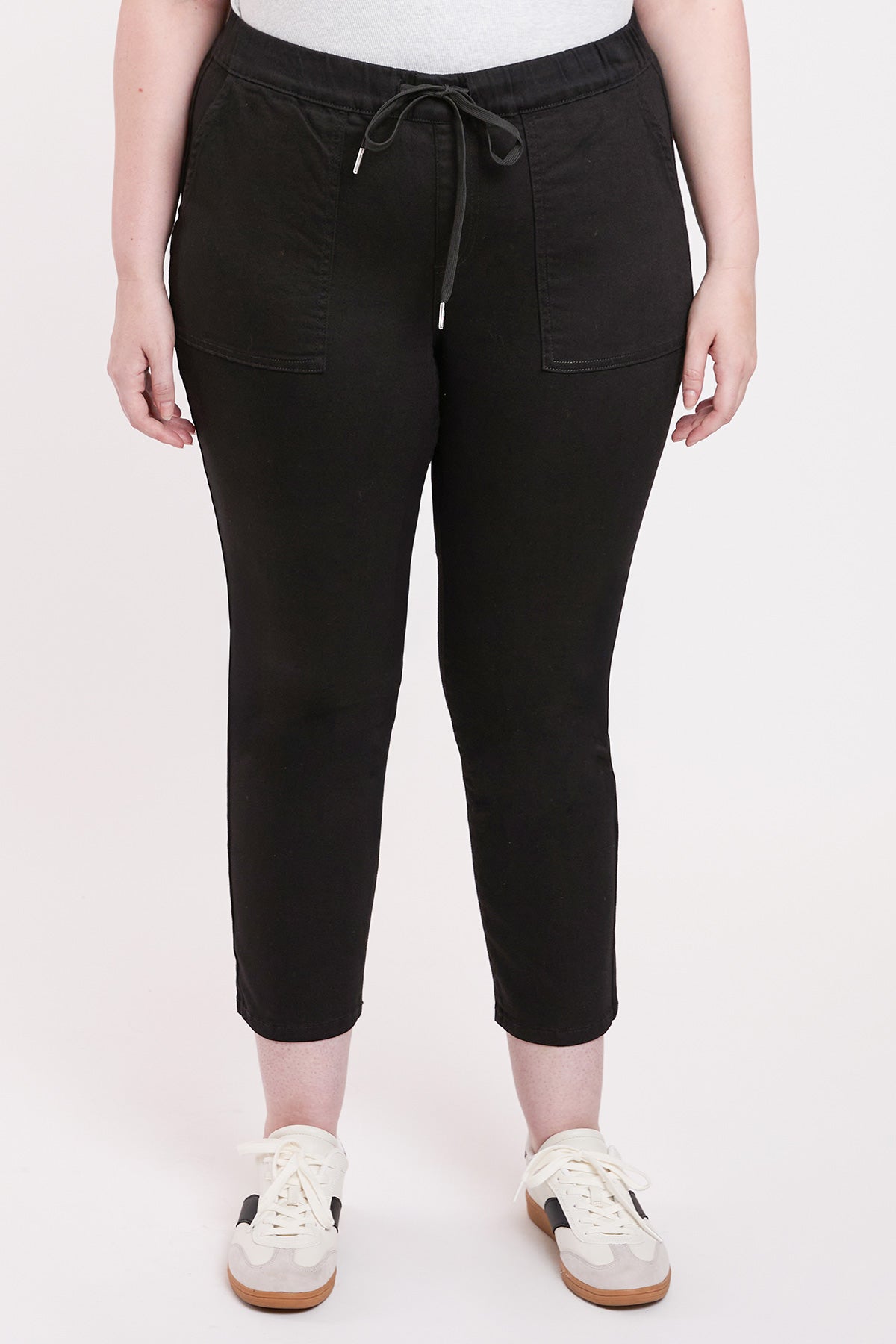 Women's plus High Rise Pull on Straight Jogger view 17 - High-Waisted - Womens Plus Joggers (bottom)