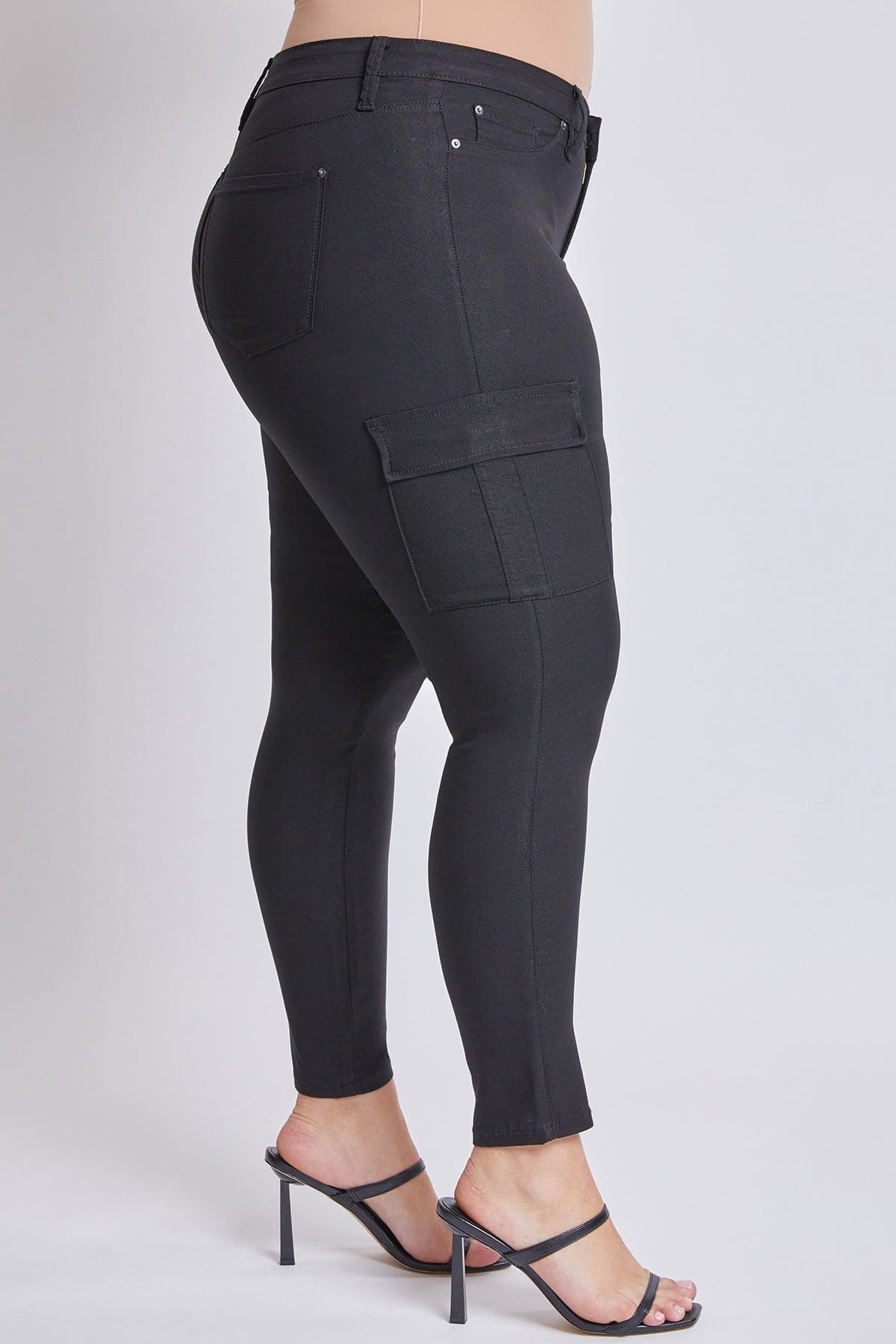 Women's plus Hyperstretch Skinny Cargo Pants view 8 - Comfort Stretch - Women'S Plus Pants (bottom)