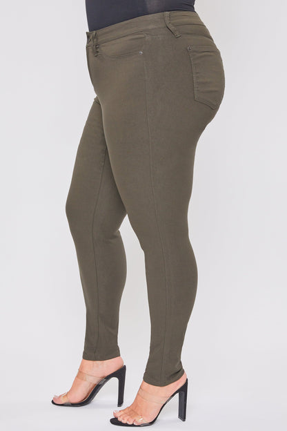 Women's plus Hyperstretch Skinny Pants in Olive view 20 - Comfort Stretch - Women'S Plus Pants (bottom)