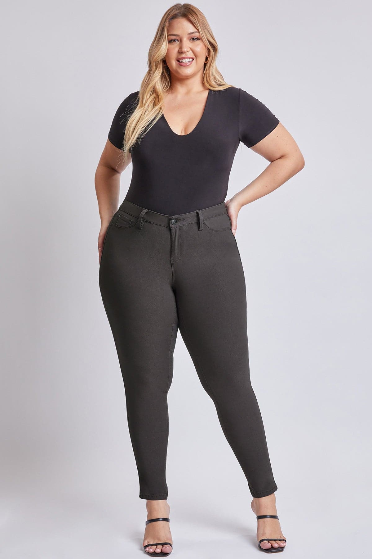 Women's plus Hyperstretch Skinny Pants view 22 - Comfort Stretch - Women'S Plus Pants (bottom)