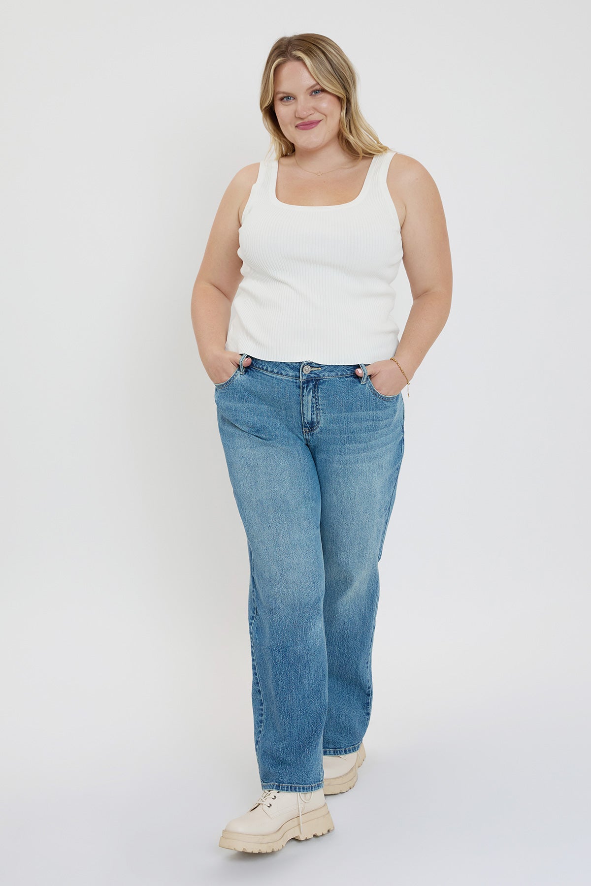 Women's plus Luxe Wide Leg Jeans view 19 - Women'S Plus Jeans On Sale (bottom)