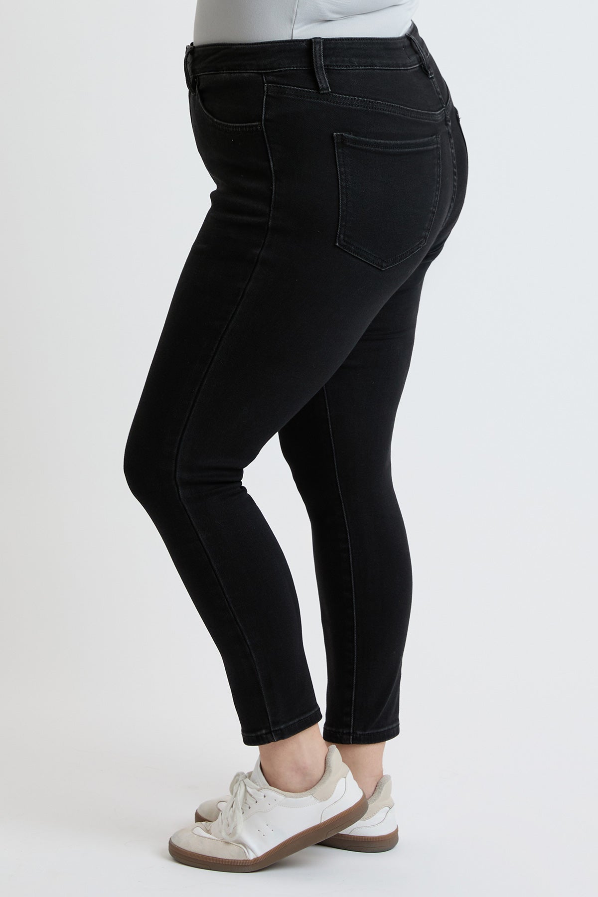 Women's plus Premium Stretch Skinny Jean view 15 - Comfort Stretch - Womens Plus Jeans (bottom)