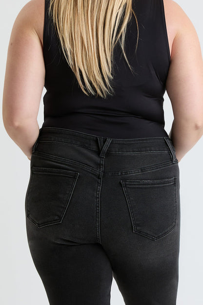 Women's plus Premium Stretch Slim Straight Jeans view 11 - Comfort Stretch - Women'S Plus Jeans On Sale (bottom)
