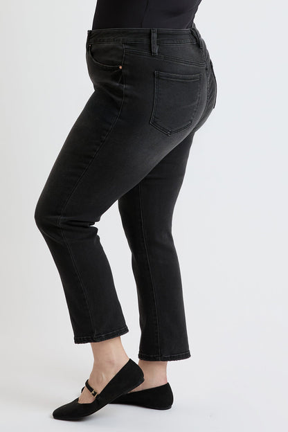 Women's plus Premium Stretch Slim Straight Jeans view 9 - Comfort Stretch - Women'S Plus Jeans On Sale (bottom)