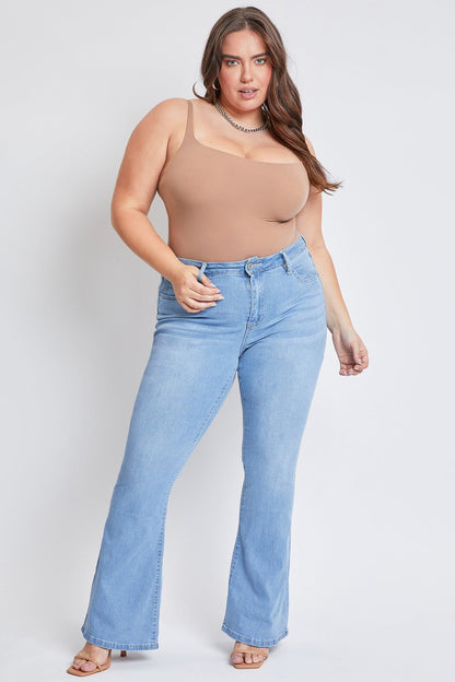 Women's plus Size Basic Flare Jeans in L Light Blue - Curvy Fit - Women'S Plus Jeans On Sale (bottom)
