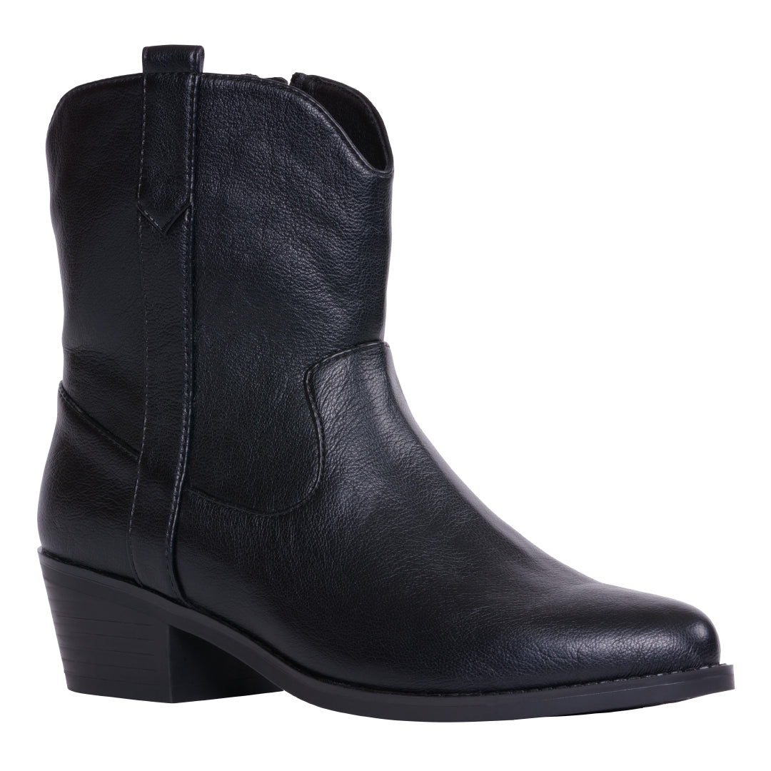 Women's Qakley Black Bootie Black (shoe) - black bootie, qakley black bootie - shop at us.meeeshop