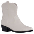 Women's Qakley Off White Bootie Off White (shoe) - white bootie, off white bootie - shop at us.meeeshop