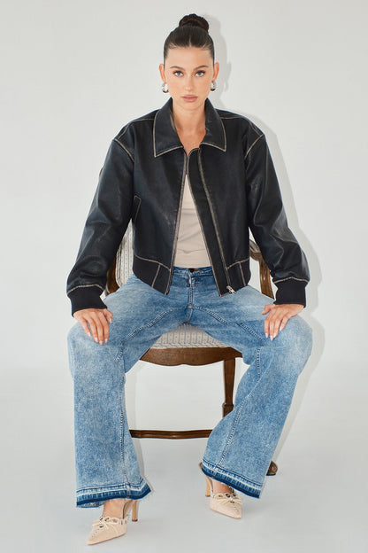 Women's Release Hem Wide Leg Jeans view 15 (bottom)