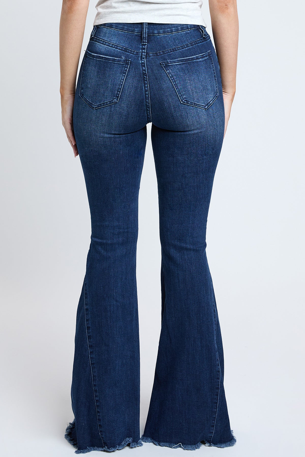 Women's Savannah Extreme Fit & Flare Jeans in S Midnight Sky Blue Rips view 3 - Savana Pants For Women (bottom)