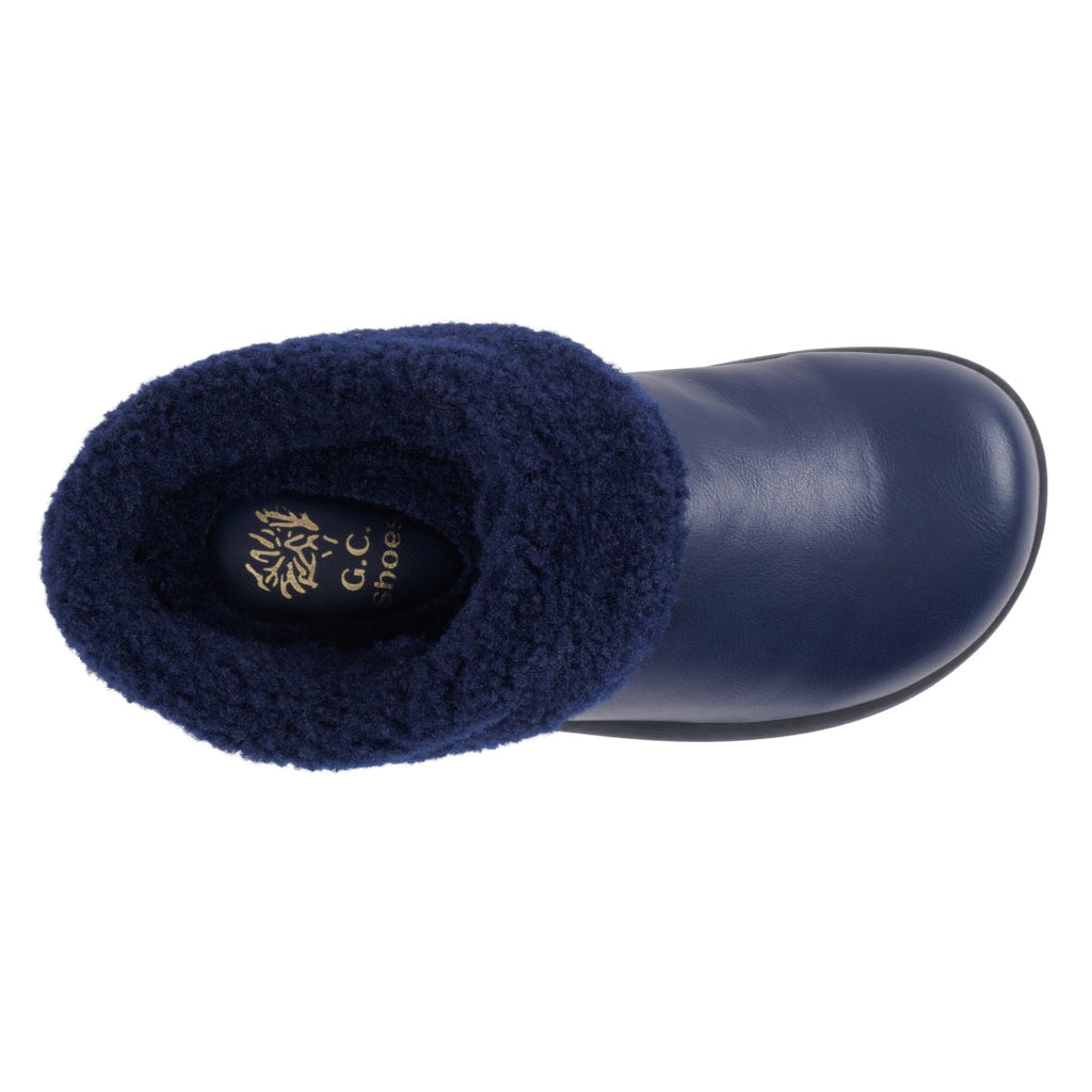 Women's Shari Navy Flat Navy view 2 (shoe) - women's flat shoes for wedding, women's tahari flats, wome - shop at us.meeeshop