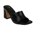 Women's Soho Black Square Toe Heeled Sandals Black (shoe) - women's soho sandals, women's soho shoes, w - shop at us.meeeshop