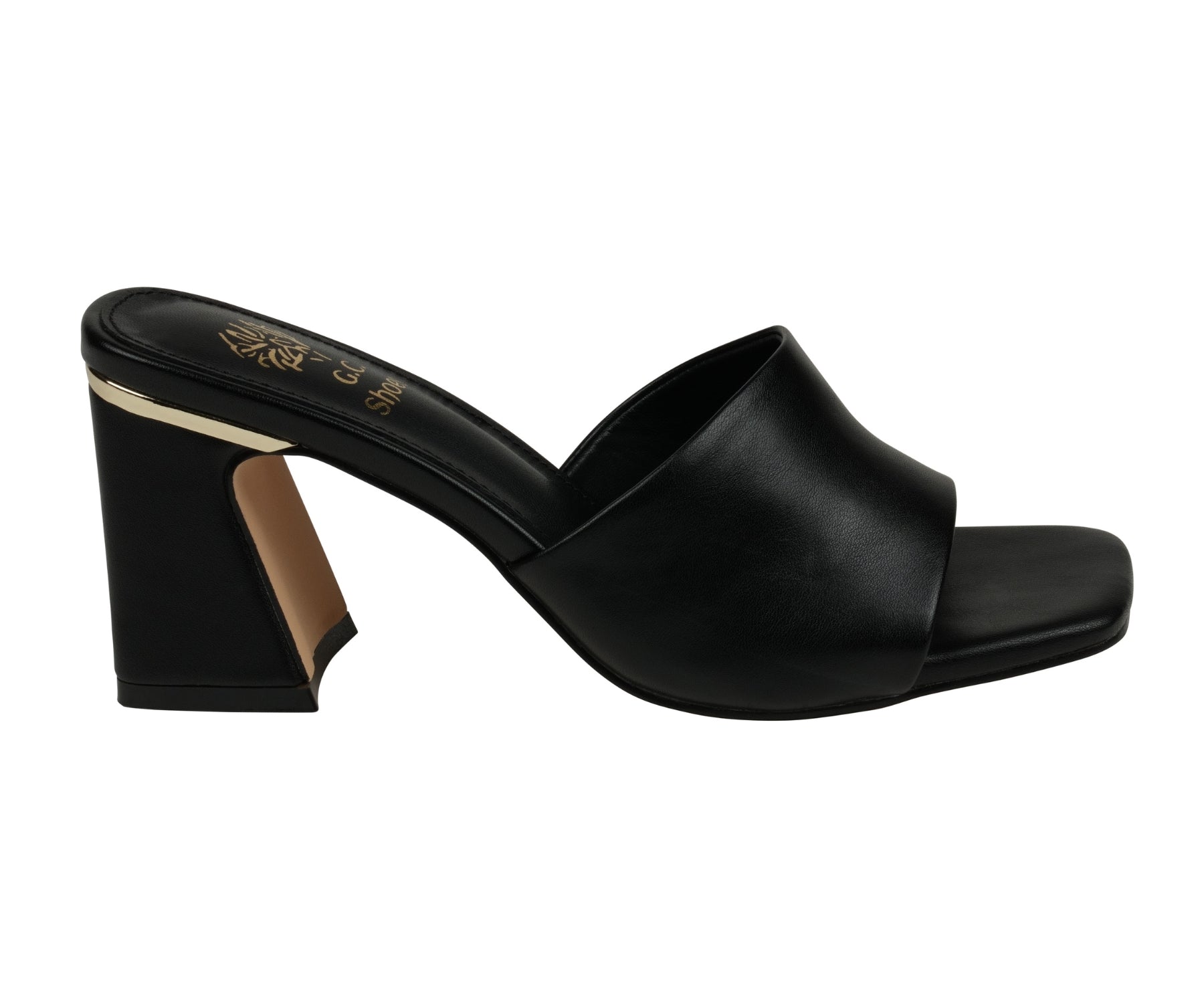 Women's Soho Black Square Toe Heeled Sandals Black view 2 (shoe) - women's soho sandals, women's soho s - shop at us.meeeshop