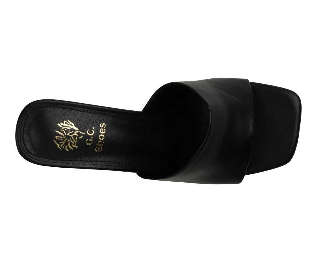 Women's Soho Black Square Toe Heeled Sandals Black view 3 (shoe) - women's soho sandals, women's soho s - shop at us.meeeshop