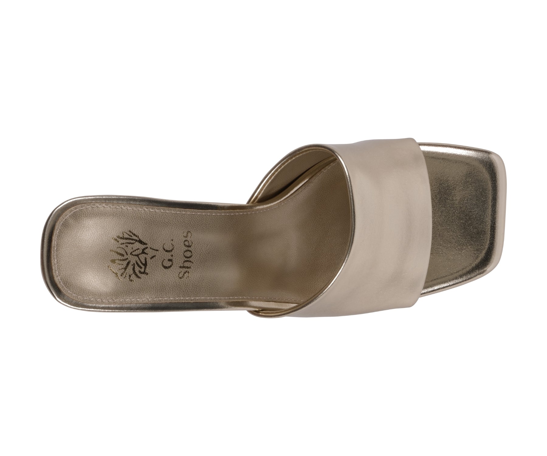 Women's Soho Gold Square Toe Heeled Sandals Gold view 3 (shoe) - women's soho sandals, women's soho sho - shop at us.meeeshop