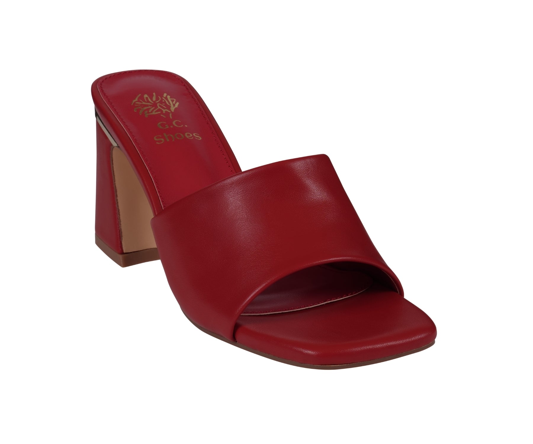 Women's Soho Red Square Toe Heeled Sandals Red (shoe) - women's soho sandals, women's soho shoes, women - shop at us.meeeshop